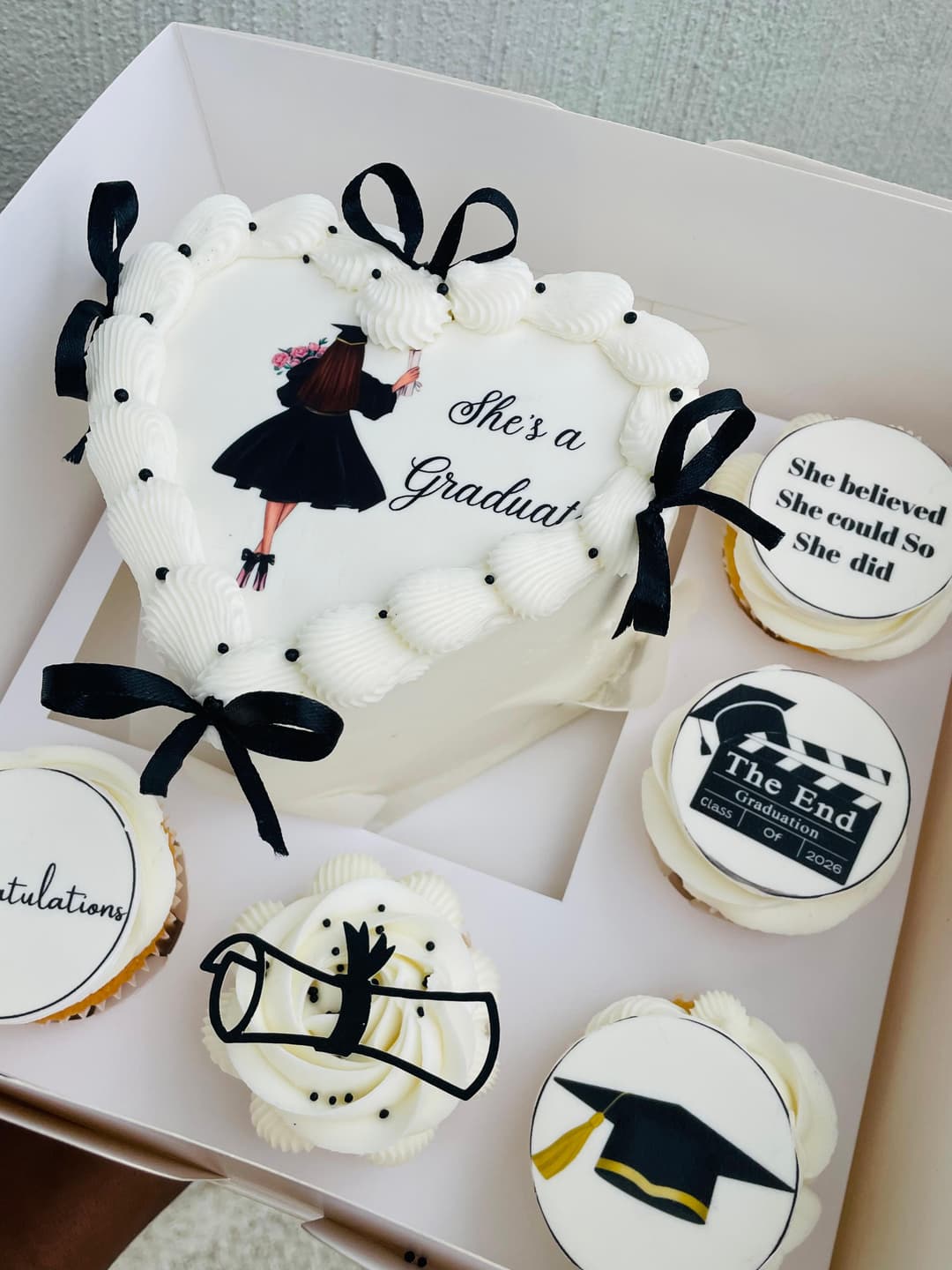 Bento Box Cake Graduation
