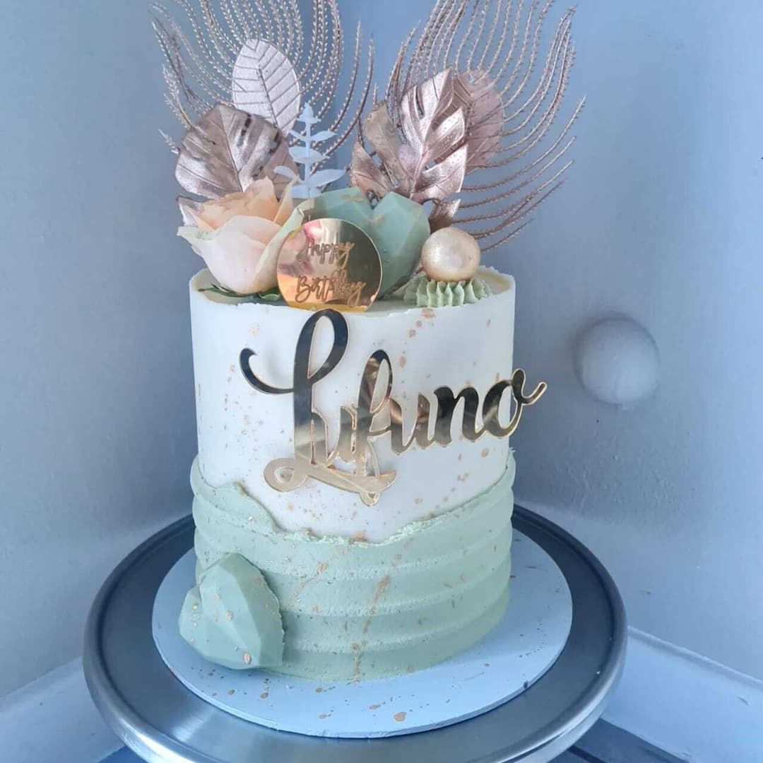 Chocolate Ganache Fault Line Cake