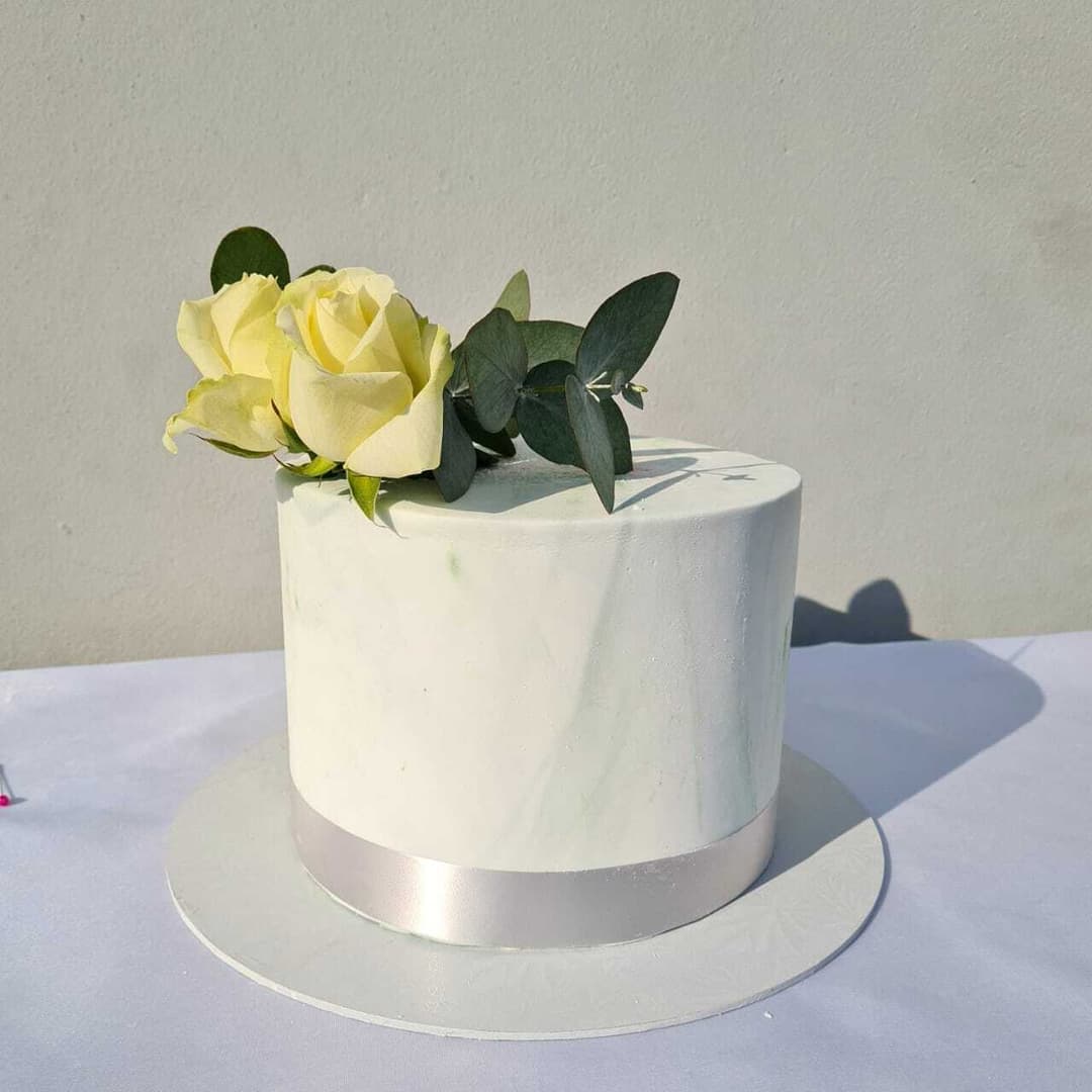 Marble Fondant Cake