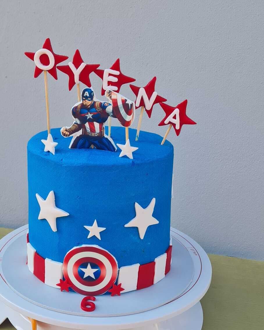 Captain America Cake